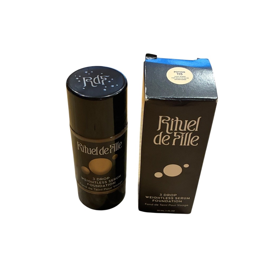 Rituel de Fille 3 Drop Weightless Serum Foundation Potion 115 30ml NIB